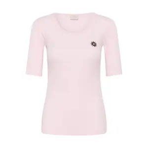 T-shirt with woman illustration KAFFE Carna image-0