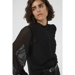 Women's long sleeve shirt KAFFE Kaleonora image-5