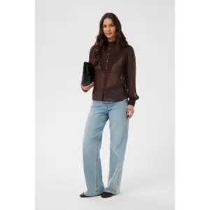 Women's long sleeve shirt KAFFE Kaleonora image-1