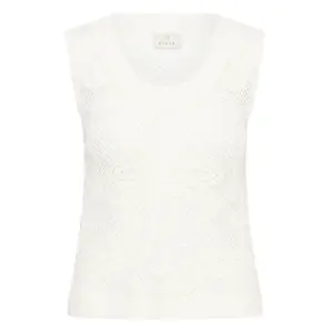 Crochet Sleeveless Top Women KAFFE KAAngelina image-0