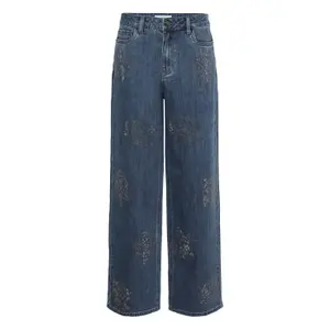 Women's jeans KAFFE Castelia Rhinestone image-0