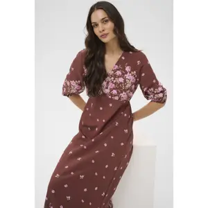 Women's long dress KAFFE Rosine image-1