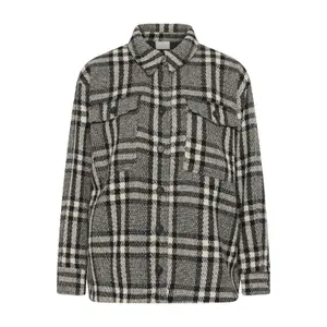 Checked coat for women KAFFE Vibeke image-0