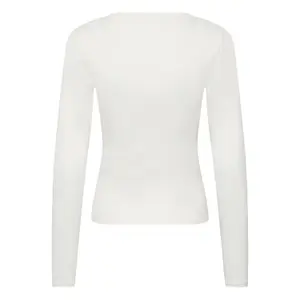Women's long sleeve V-neck T-shirt KAFFE Liddy image-1