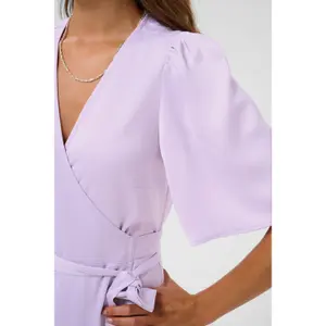 Wrap dress for women KAFFE Kasadie image-6
