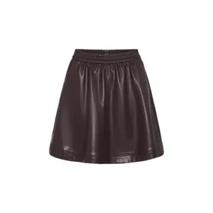 Women's leather skirt KAFFE KAArense image-2
