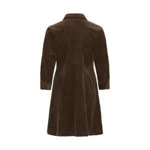 Velvet shirt dress for women KAFFE Sella image-1