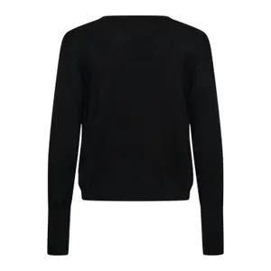 Women's long sleeve sweater KAFFE Lizza Argyle image-0