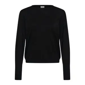 Women's long sleeve sweater KAFFE Lizza Argyle image-1