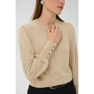 Women's round neck sweater KAFFE KALizza image-3