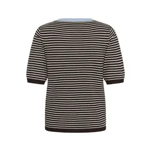 Women's striped sweater KAFFE Lizza Narrow image-1