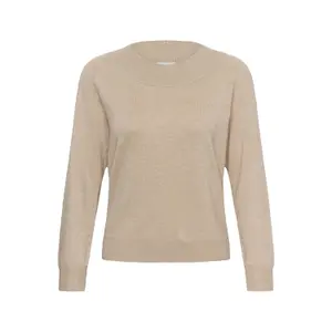 Women's boat neck sweater KAFFE Lizza image-1