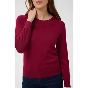 Women's boat neck sweater KAFFE Lizza image-2