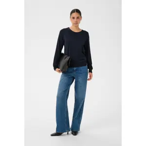 Women's boat neck sweater KAFFE Lizza image-3