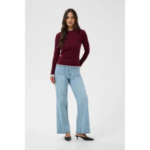 Women's long sleeve T-shirt KAFFE Yellina image-4