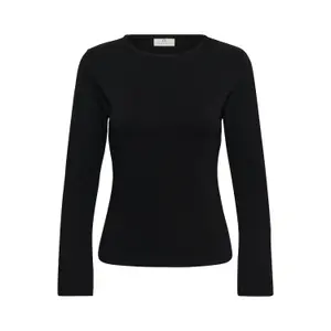 Flared Long Sleeve T-Shirt for Women KAFFE Jamilla image-0