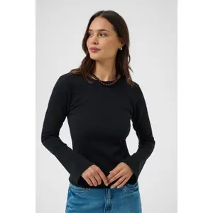 Flared Long Sleeve T-Shirt for Women KAFFE Jamilla image-3