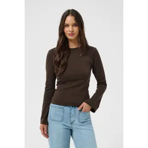 Flared Long Sleeve T-Shirt for Women KAFFE Jamilla image-6