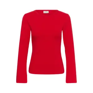 Flared Long Sleeve T-Shirt for Women KAFFE Jamilla image-1