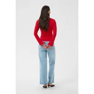 Flared Long Sleeve T-Shirt for Women KAFFE Jamilla image-5