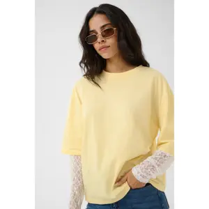 Women's long sleeve T-shirt KAFFE Kaellery image-6