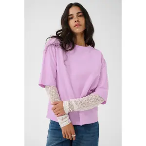 Women's long sleeve T-shirt KAFFE Kaellery image-3