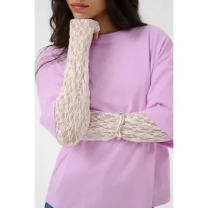 Women's long sleeve T-shirt KAFFE Kaellery image-6