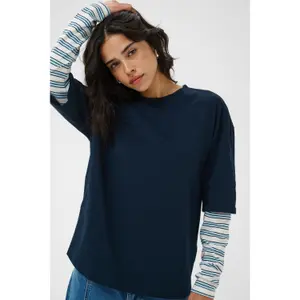 Women's long sleeve T-shirt KAFFE Kaloren image-5