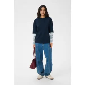 Women's long sleeve T-shirt KAFFE Kaloren image-1