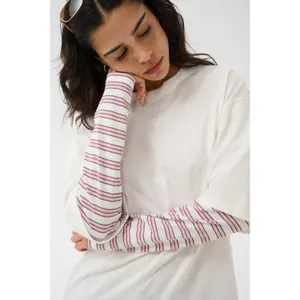 Women's long sleeve T-shirt KAFFE Kaloren image-6