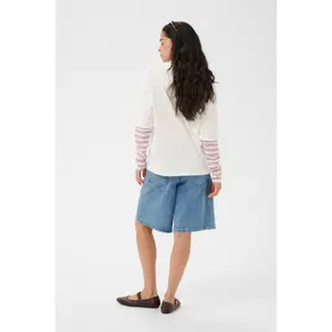 Women's long sleeve T-shirt KAFFE Kaloren image-5