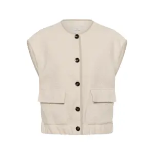 Sleeveless jacket for women KAFFE Leona image-1