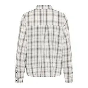 Långärmad blus för kvinnor KAFFE Paula image-1