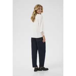 Long sleeve blouse for women KAFFE April Lace image-4