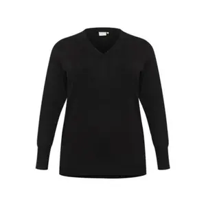 Women's V-neck sweater KAFFE KCLizzy image-0