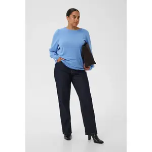 Women's round neck sweater KAFFE KCLizzy image-2