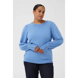 Women's round neck sweater KAFFE KCLizzy image-3