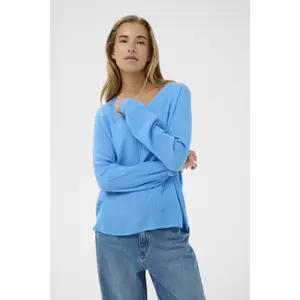 Blusa de manga comprida feminina KAFFE Amber image-2