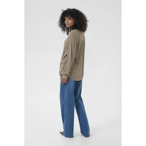 Long sleeve blouse for women KAFFE Amber image-4
