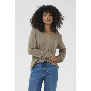 Long sleeve blouse for women KAFFE Amber image-2
