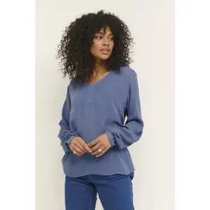 Blusa de manga comprida feminina KAFFE Amber image-2