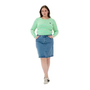 Γυναικείο T-shirt KAFFE Curve Lia image-2
