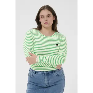 Γυναικείο T-shirt KAFFE Curve Lia image-1