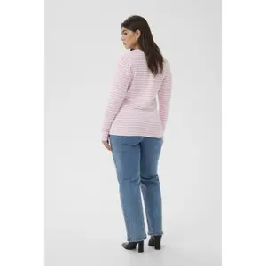 Γυναικείο T-shirt KAFFE Curve Lia image-3