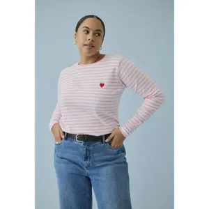Γυναικείο T-shirt KAFFE Curve Lia image-5
