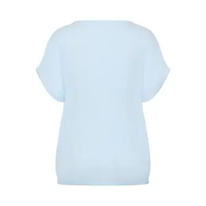 Women's short-sleeved blouse KAFFE Curve Ami Stanley image-3