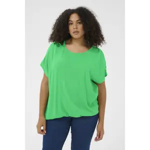 Women's short-sleeved blouse KAFFE Curve Ami Stanley image-2