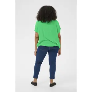 Women's short-sleeved blouse KAFFE Curve Ami Stanley image-4