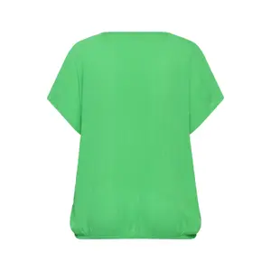 Women's short-sleeved blouse KAFFE Curve Ami Stanley image-3