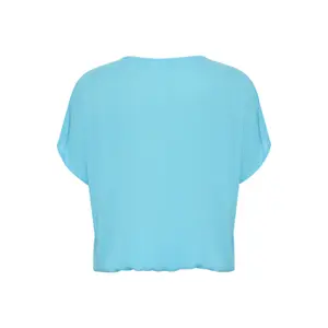Women's short-sleeved blouse KAFFE Curve Ami Stanley image-3
